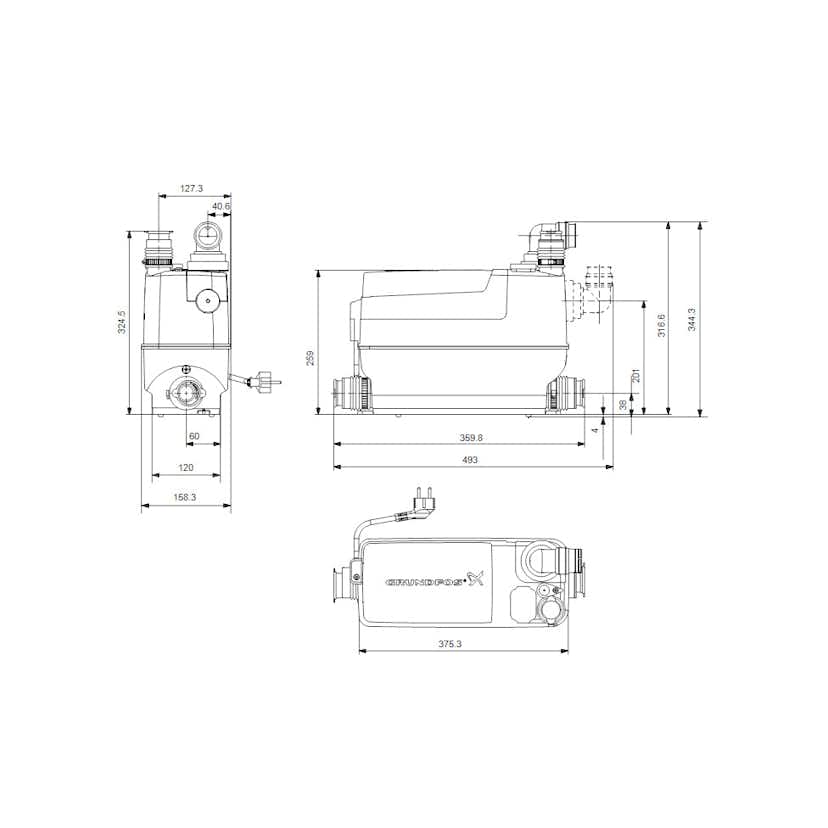 Grundfos Sololift2 C 3 () Grundfos Sololift2 C 3