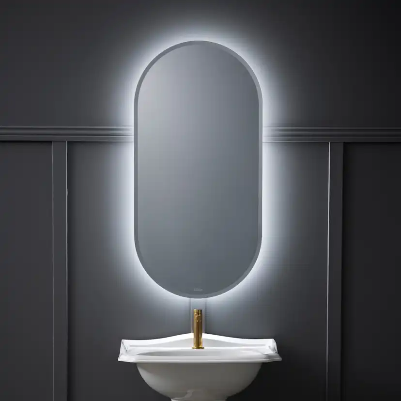 Badrumsspegel Miller Badrum Ambient Touch Classic Oval