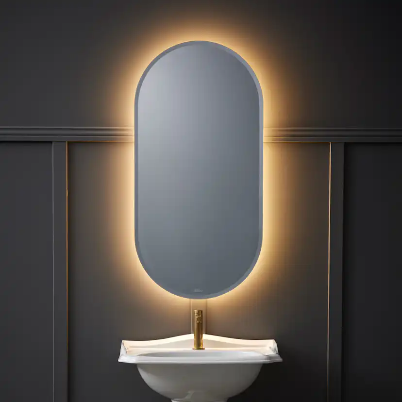 Badrumsspegel Miller Badrum Ambient Touch Classic Oval