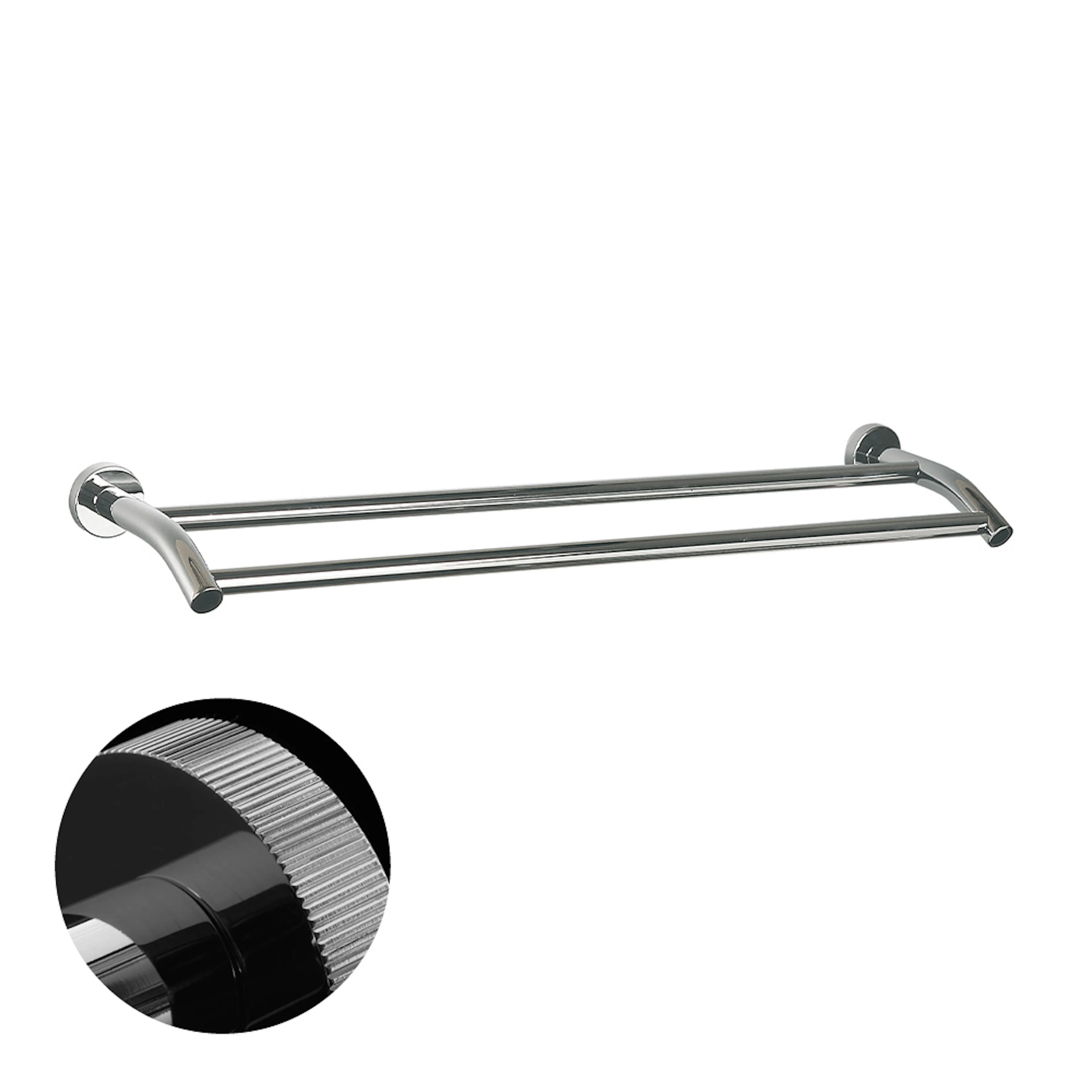 Handduksstång Miller Badrum Bond Groove Dubbel