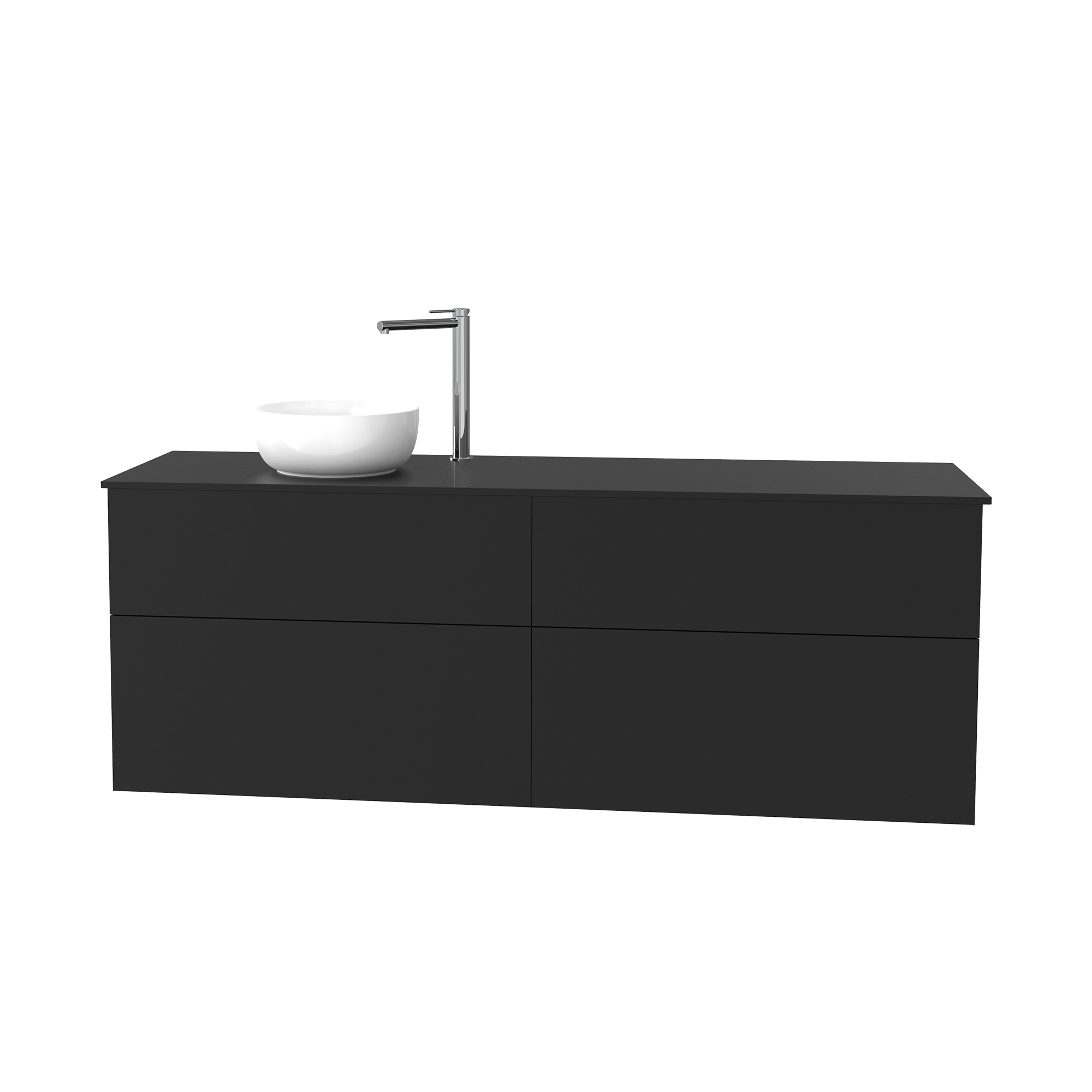 Tvättställsskåp Miller Badrum City 160 för Bänkskiva