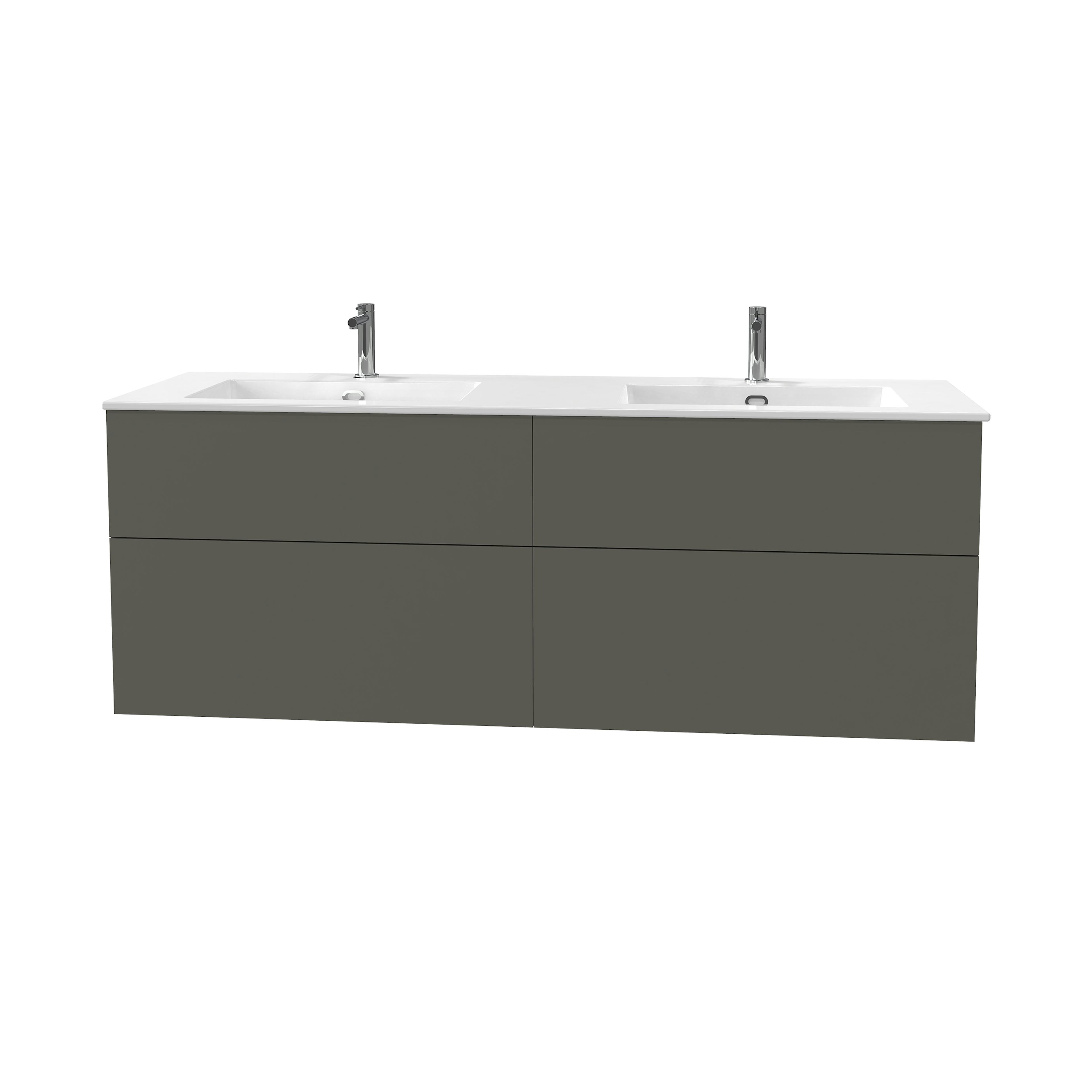 Tvättställsskåp Miller Badrum City 120 för Heltäckande Tvättställ