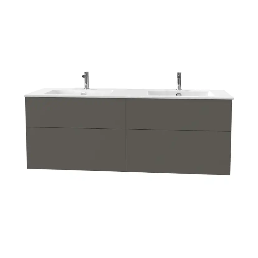 Tvättställsskåp Miller Badrum City 120 för Heltäckande Tvättställ