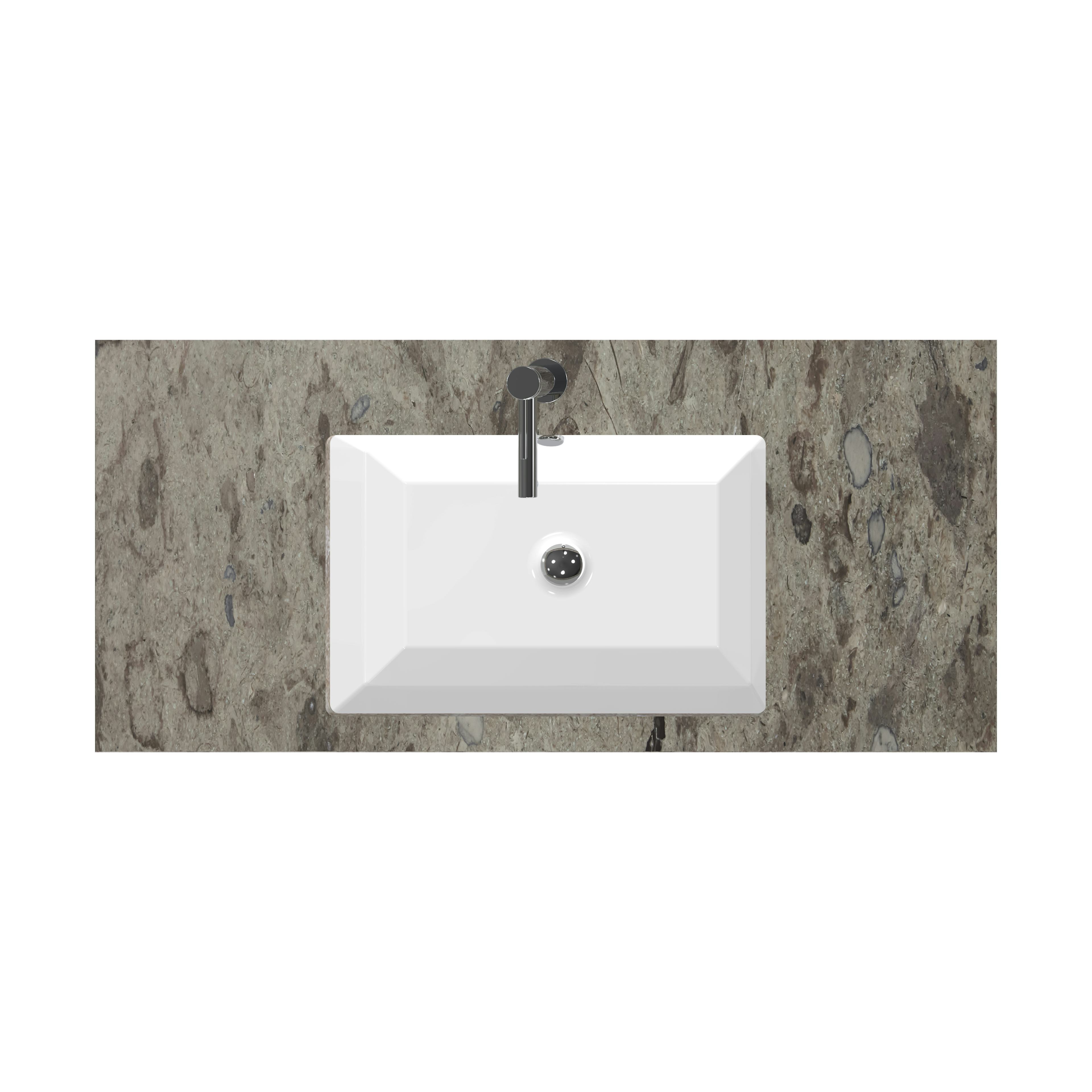 Bänkskiva Miller Badrum Sten 100 Inkl Underlimmat Porslinstvättfat