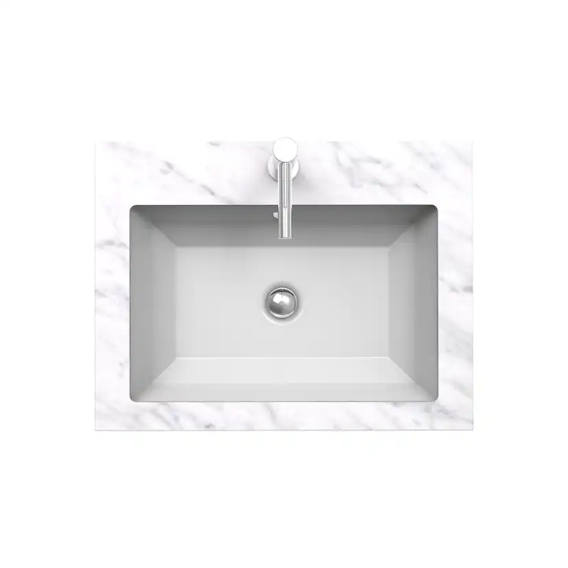 Bänkskiva Miller Badrum Sten 60 Inkl Underlimmat Porslinstvättfat