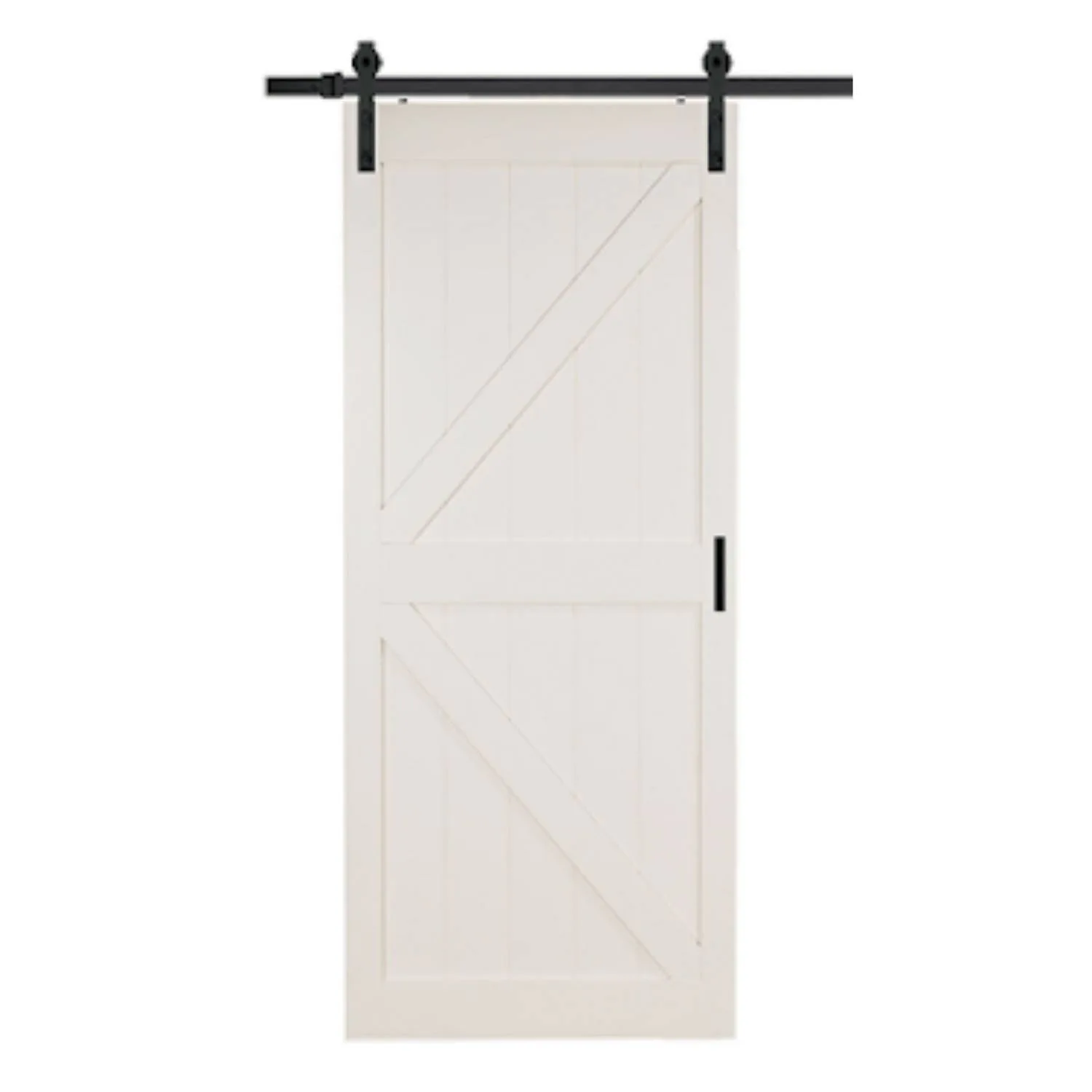 Ladugårdsdörr Mirror Line Loft Vit