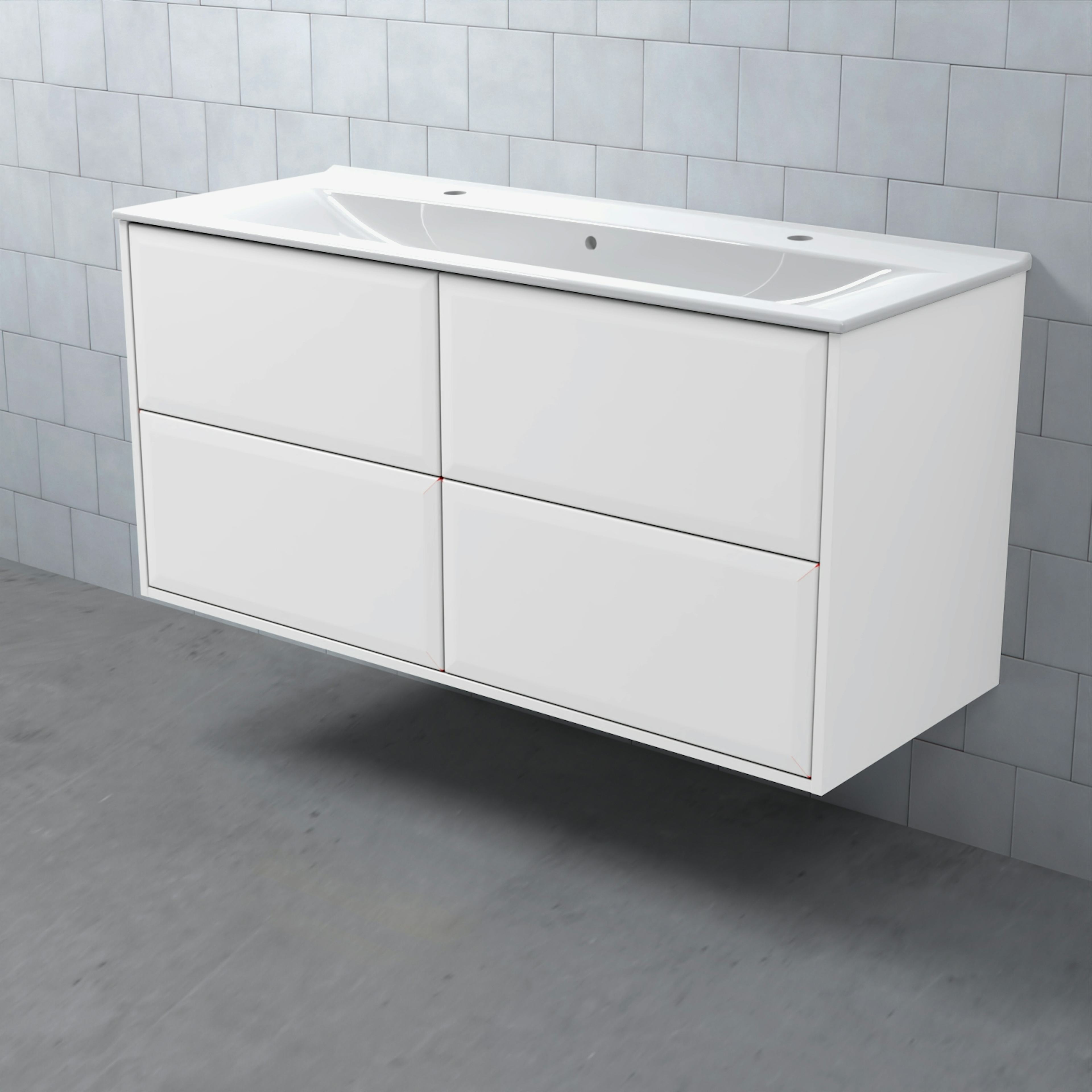 Tvättställsskåp Björbo Badrum Mejda Hög 120