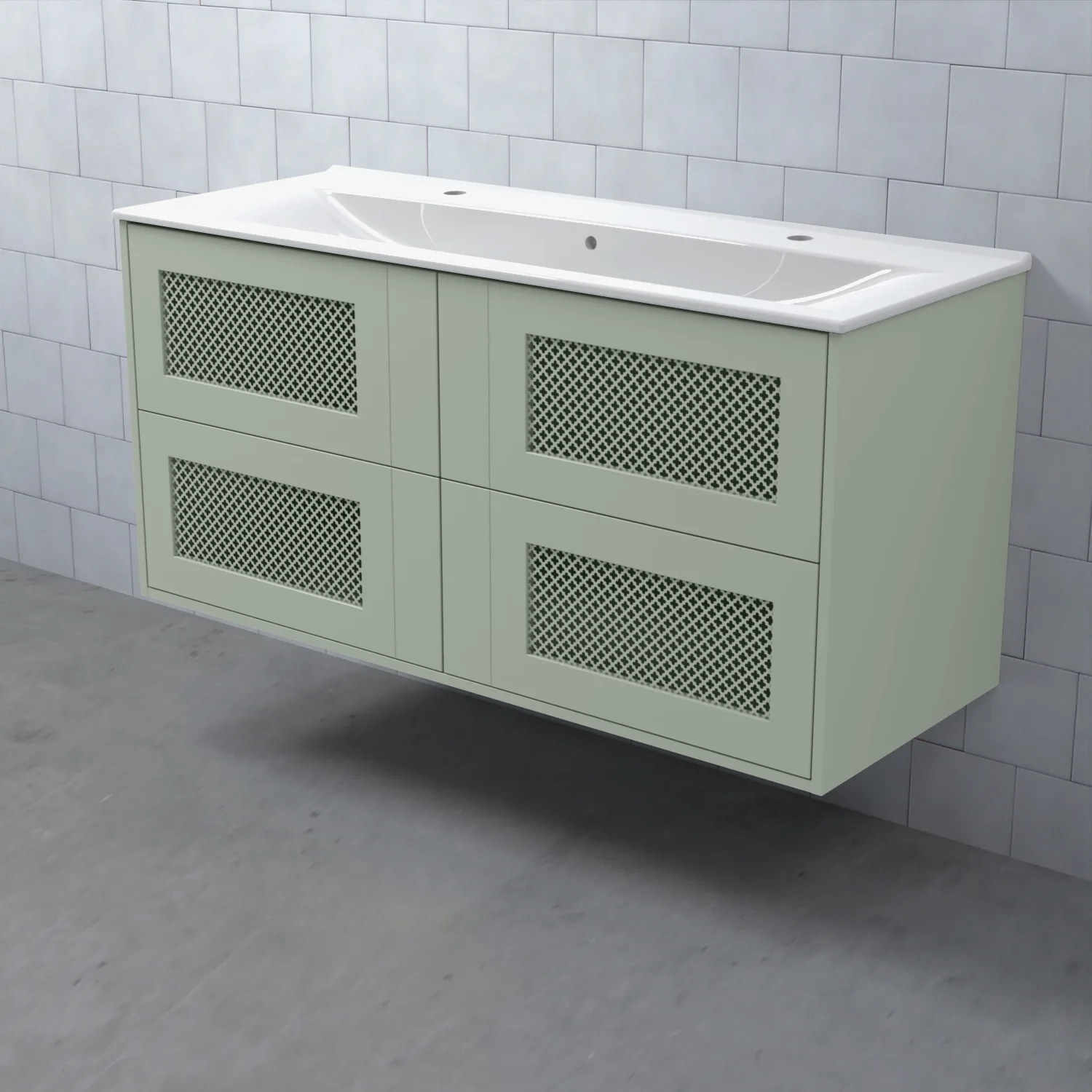 Tvättställsskåp Björbo Badrum Mejda Hög 120