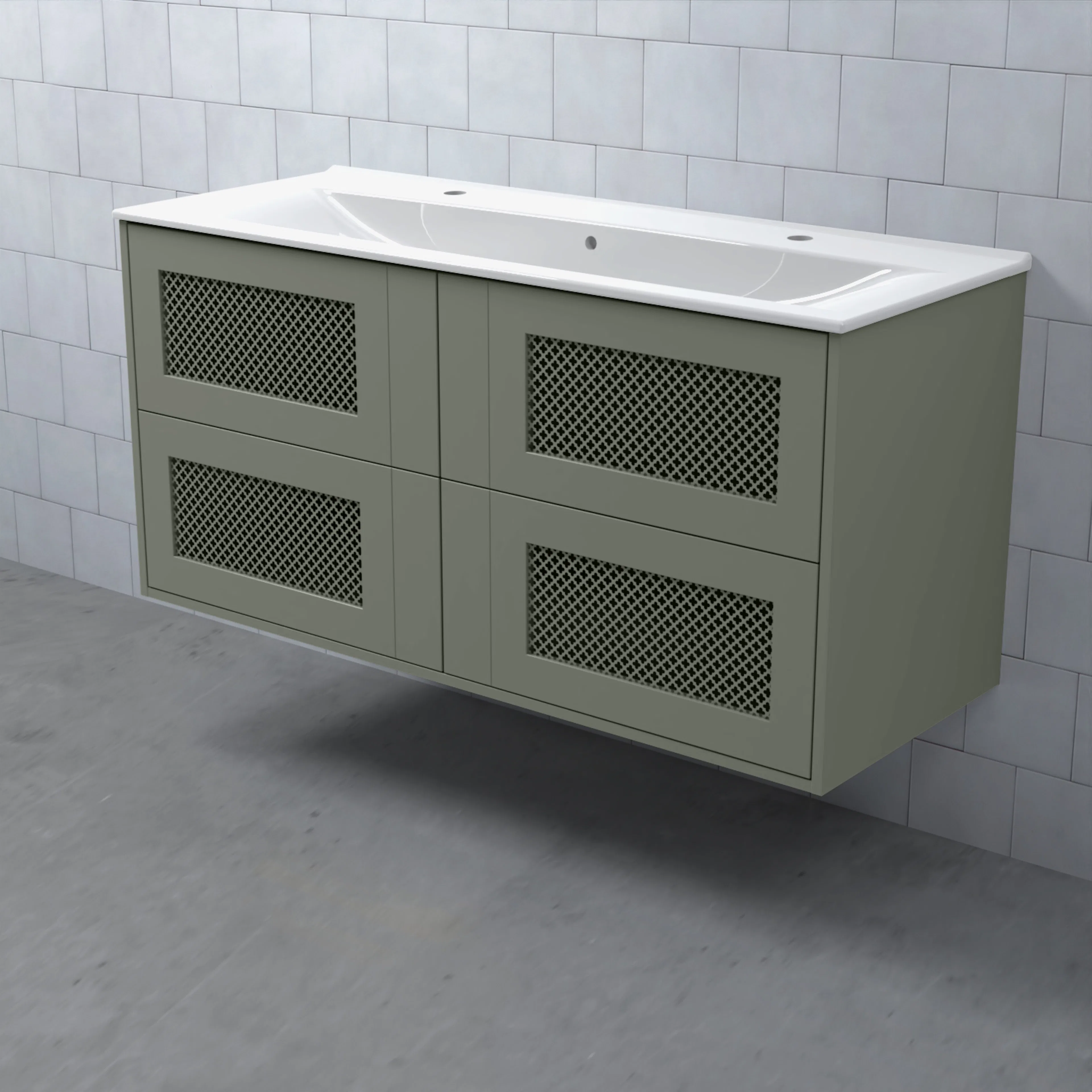 Tvättställsskåp Björbo Badrum Mejda Hög 120