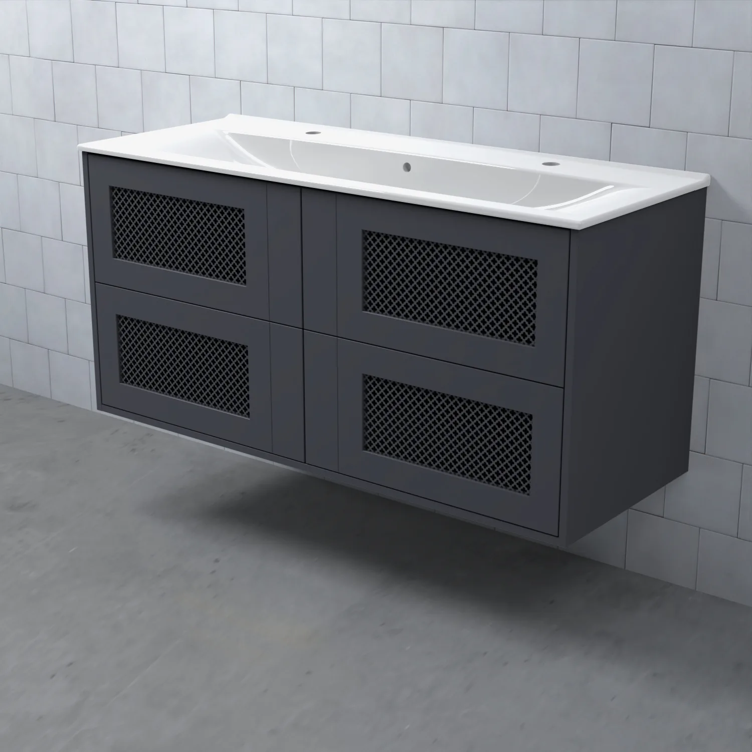 Tvättställsskåp Björbo Badrum Mejda Hög 120