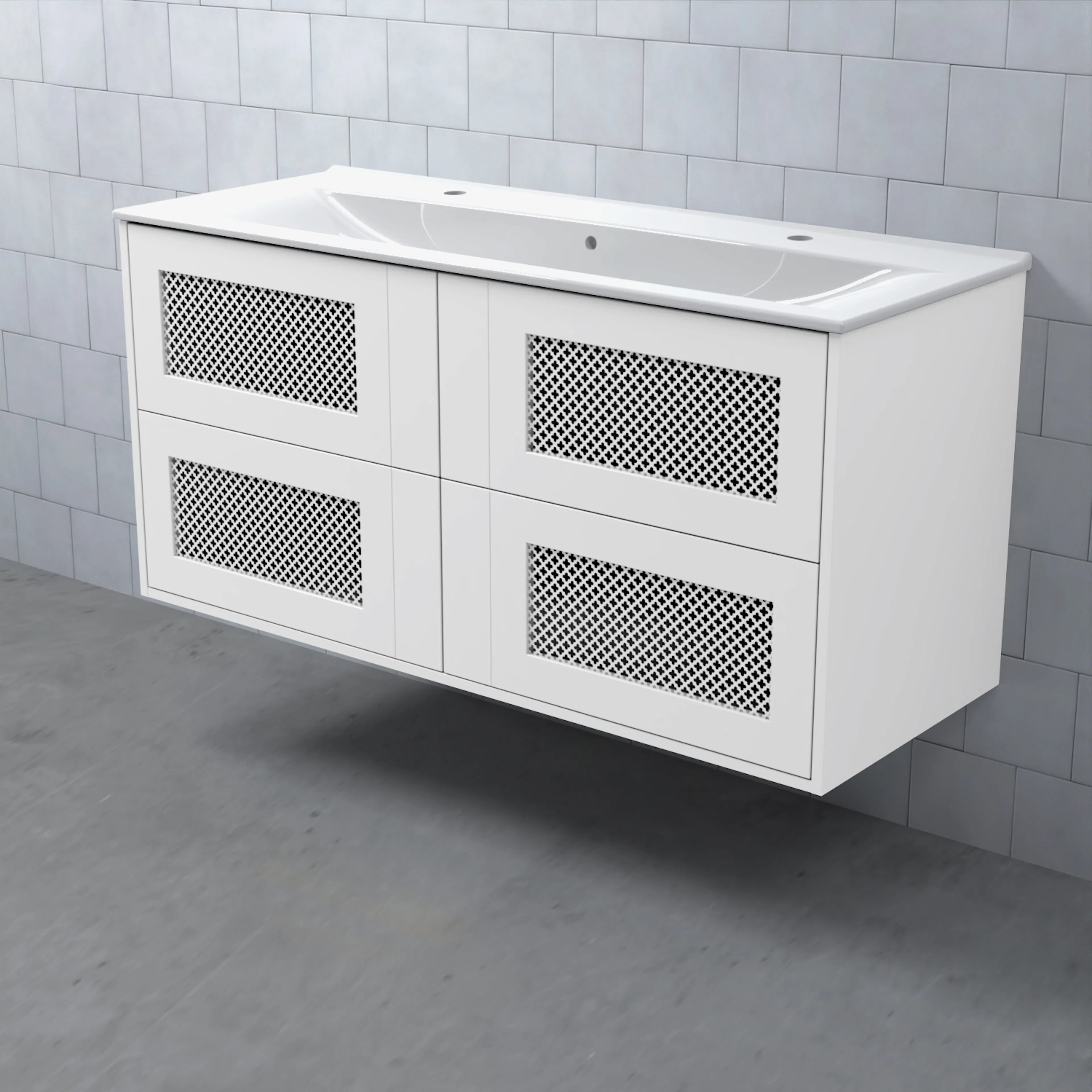 Tvättställsskåp Björbo Badrum Mejda Hög 120