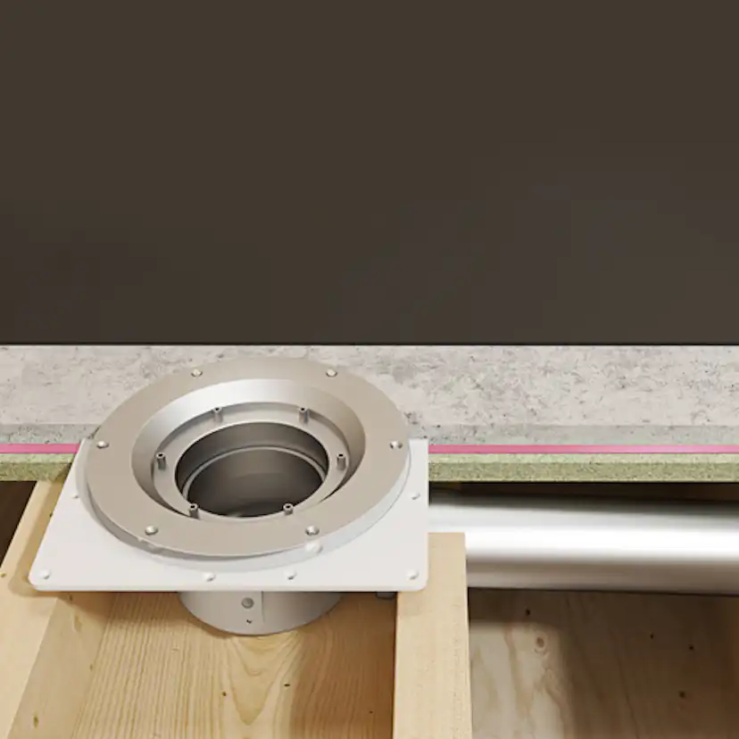 Montageplatta Blücher för Träbjälklag