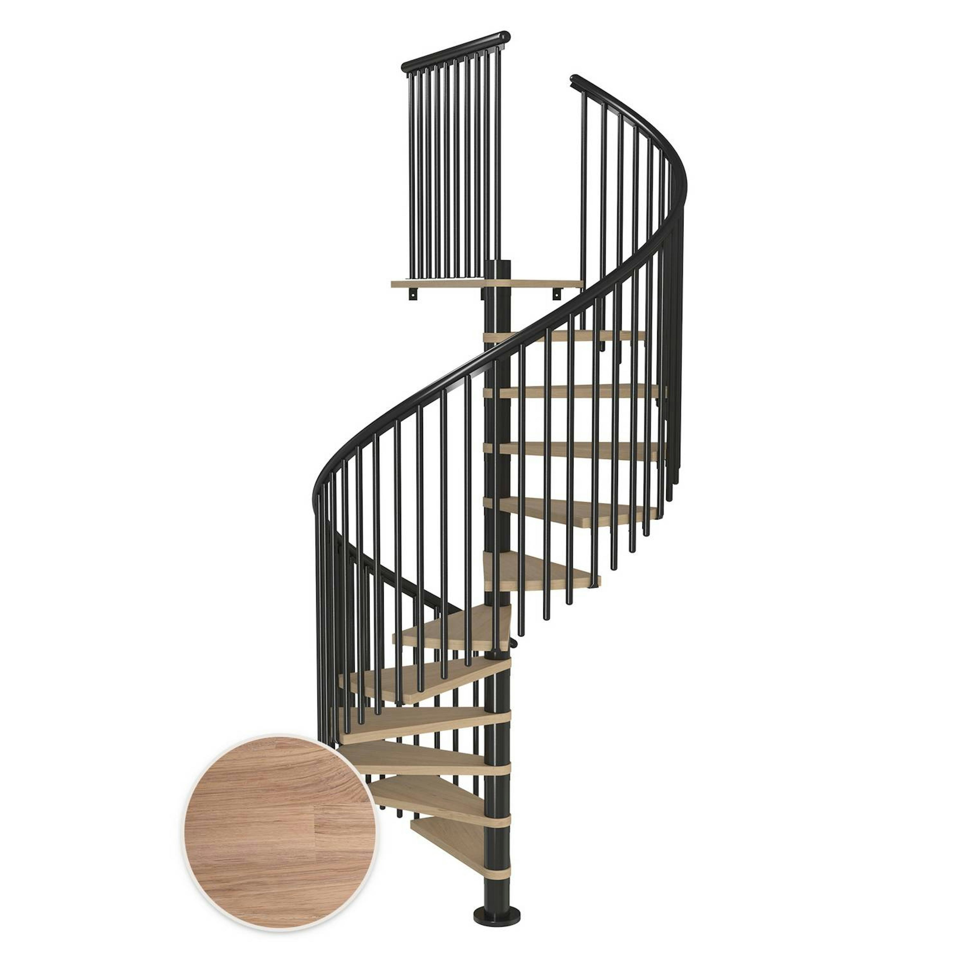 Spiraltrappa Dolle Montréal Ek Vit Oljad Classic 5