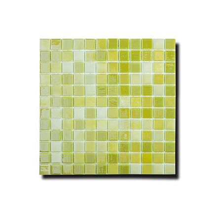 Mosaik Lhådös Glasmosaik Limegrön 2,5x2,5 cm