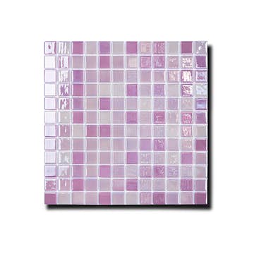 Mosaik Lhådös Glasmosaik Mix Rosa 2,5x2,5 cm