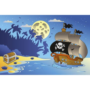 Tapet Dimex Pirate Ship