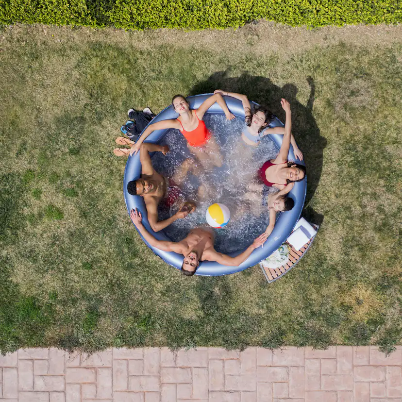 Uppblåsbart Spabad Mspa Bergen C-BE082 Comfort för 8 Personer