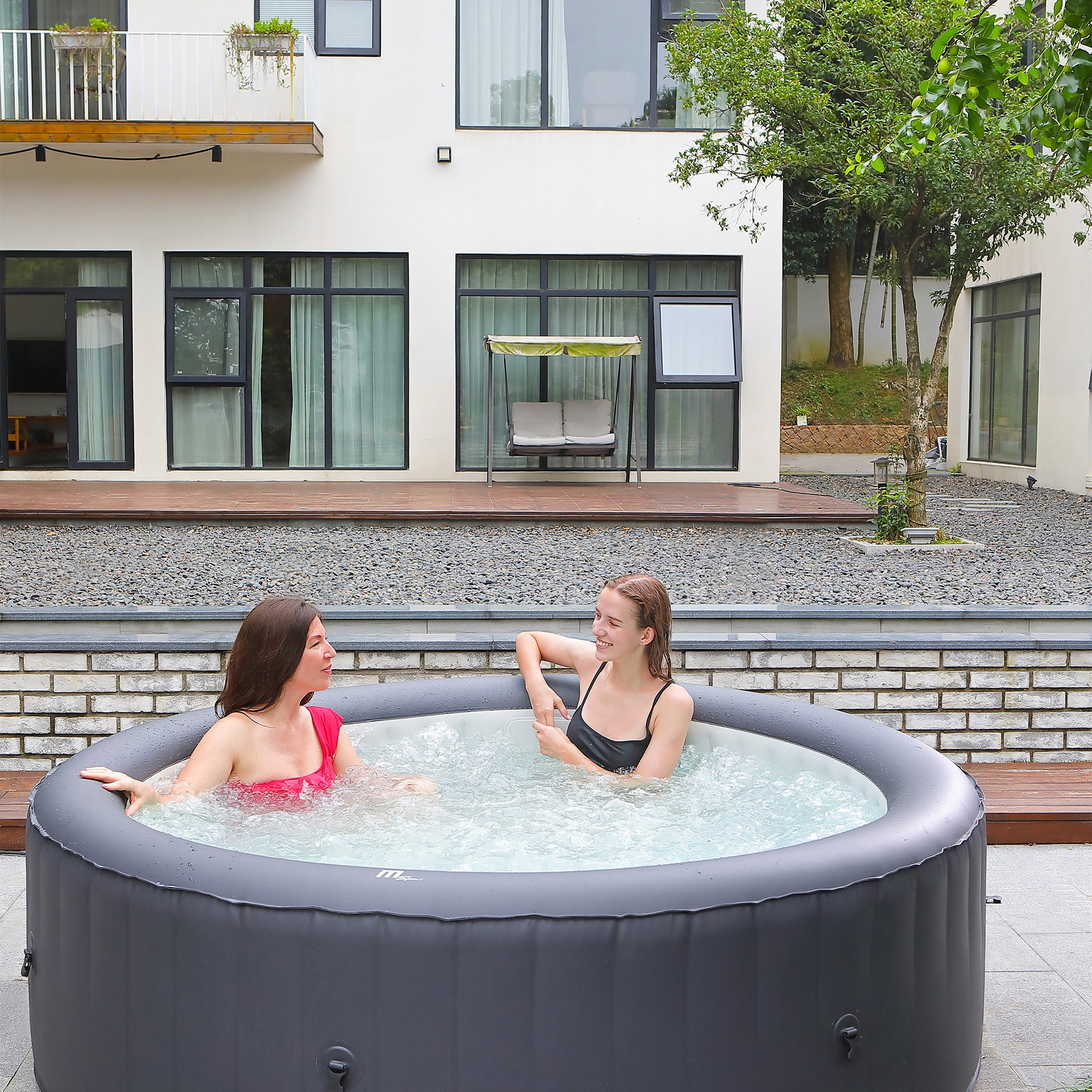 Uppblåsbart Spabad MSpa Rimba Urban U-RB062 138 Jets med Lock