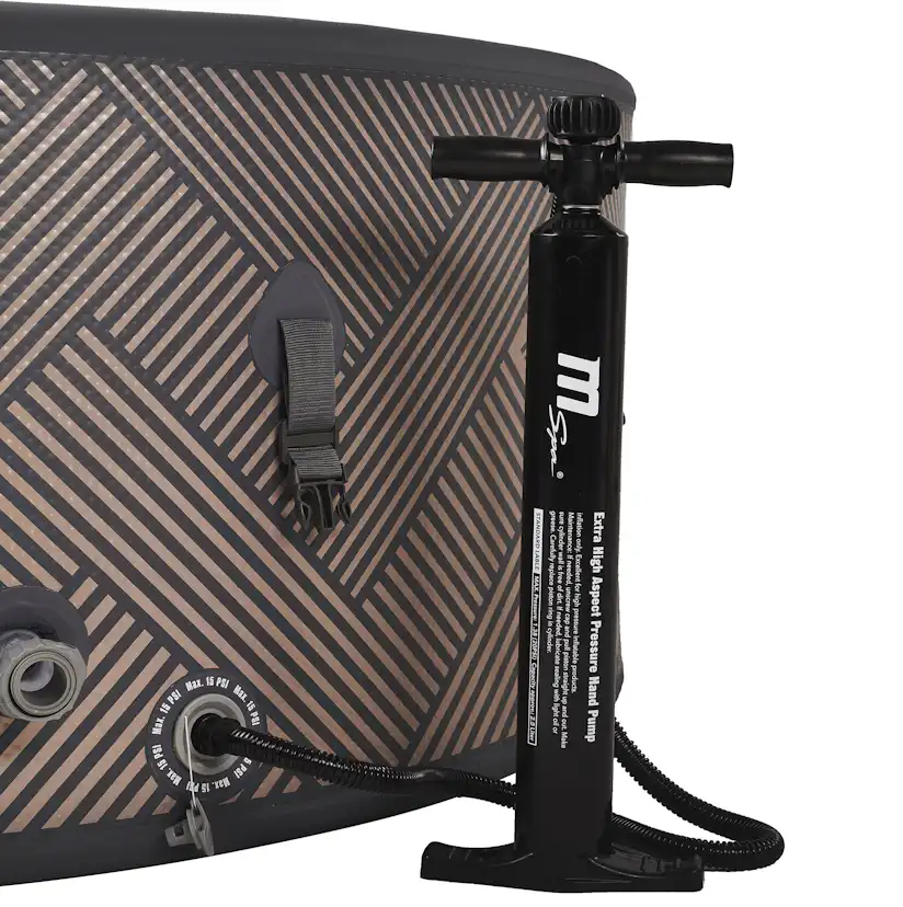 Uppblåsbart Spabad Mspa Mono Frame F-MO082WE 144 Jets med Lock