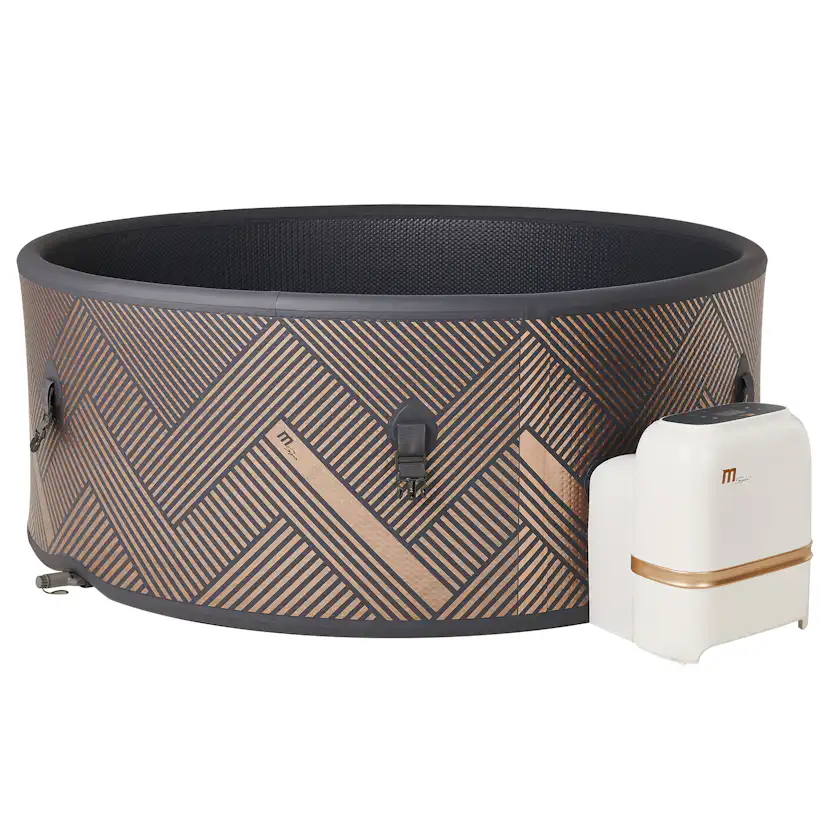 Uppblåsbart Spabad Mspa Mono Frame F-MO082WE 144 Jets med Lock