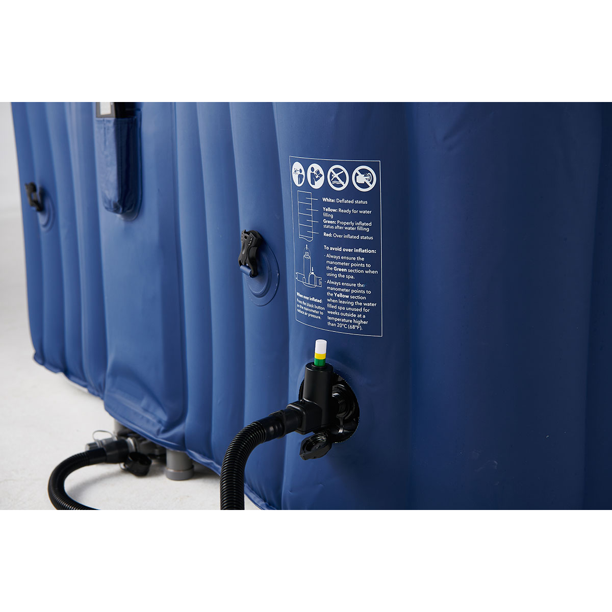 Uppblåsbart Spa Mspa Orbit Lite 4 Personer 108 Jets