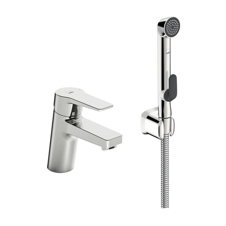 Tvättställsblandare Oras Twista 3812F med Bidetta Handdusch