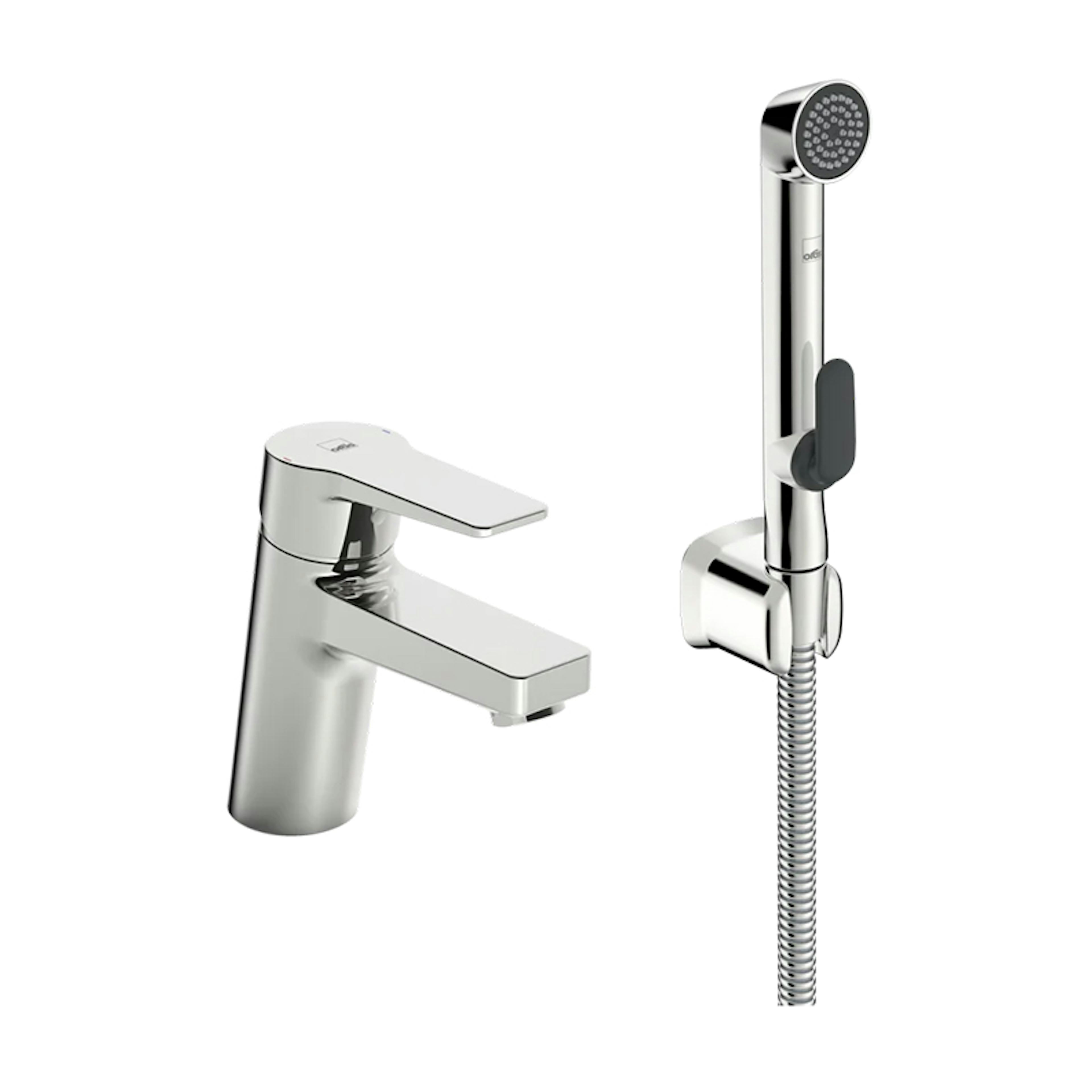Tvättställsblandare Oras Twista 3812F med Bidetta Handdusch