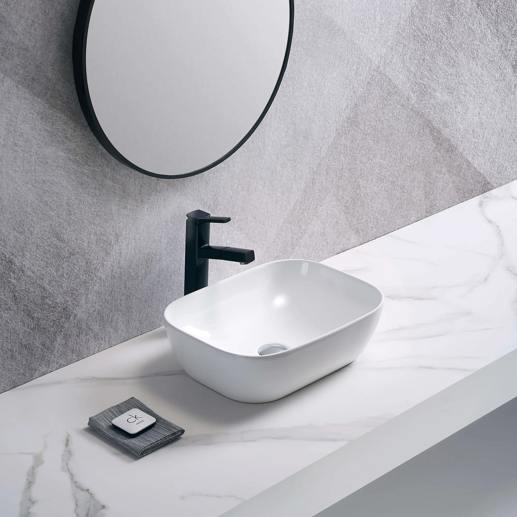 Tvättställ NOURK Rektangulärt Ovanpåliggande