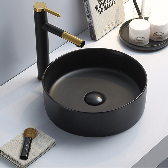 Tvättställ NOURK Runt Ovanpåliggande