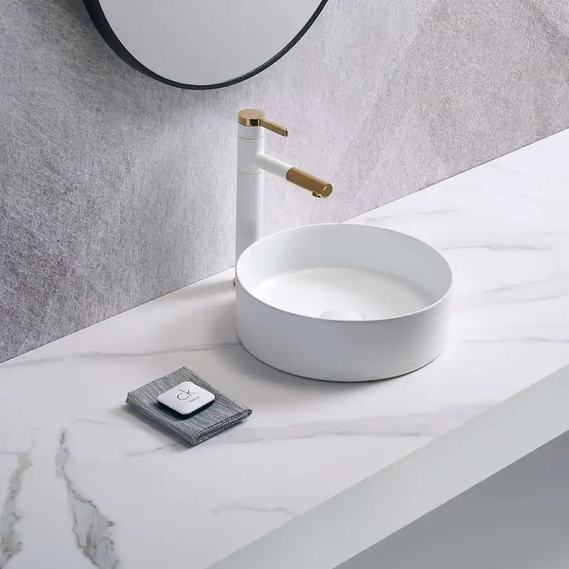 Tvättställ NOURK Runt Ovanpåliggande