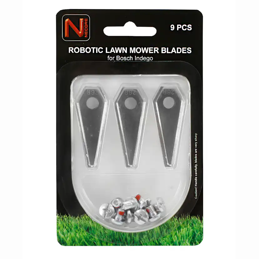 Knivblad Necore till Bosch Indego Robotgräsklippare 9-Pack