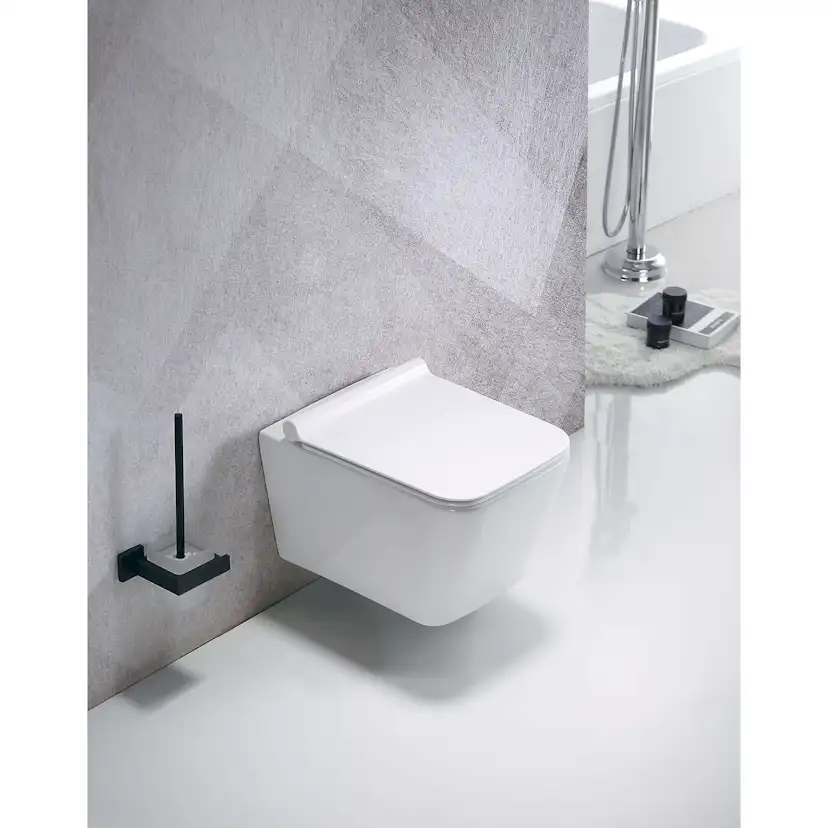 Vägghängd Toalettstol NOURK Moon Rimfree