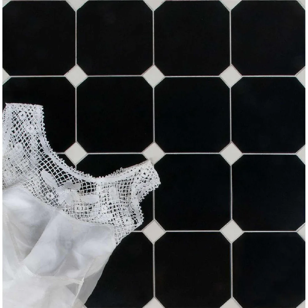 Klinker Tenfors Oktagon Negro 31,6x31,6 cm