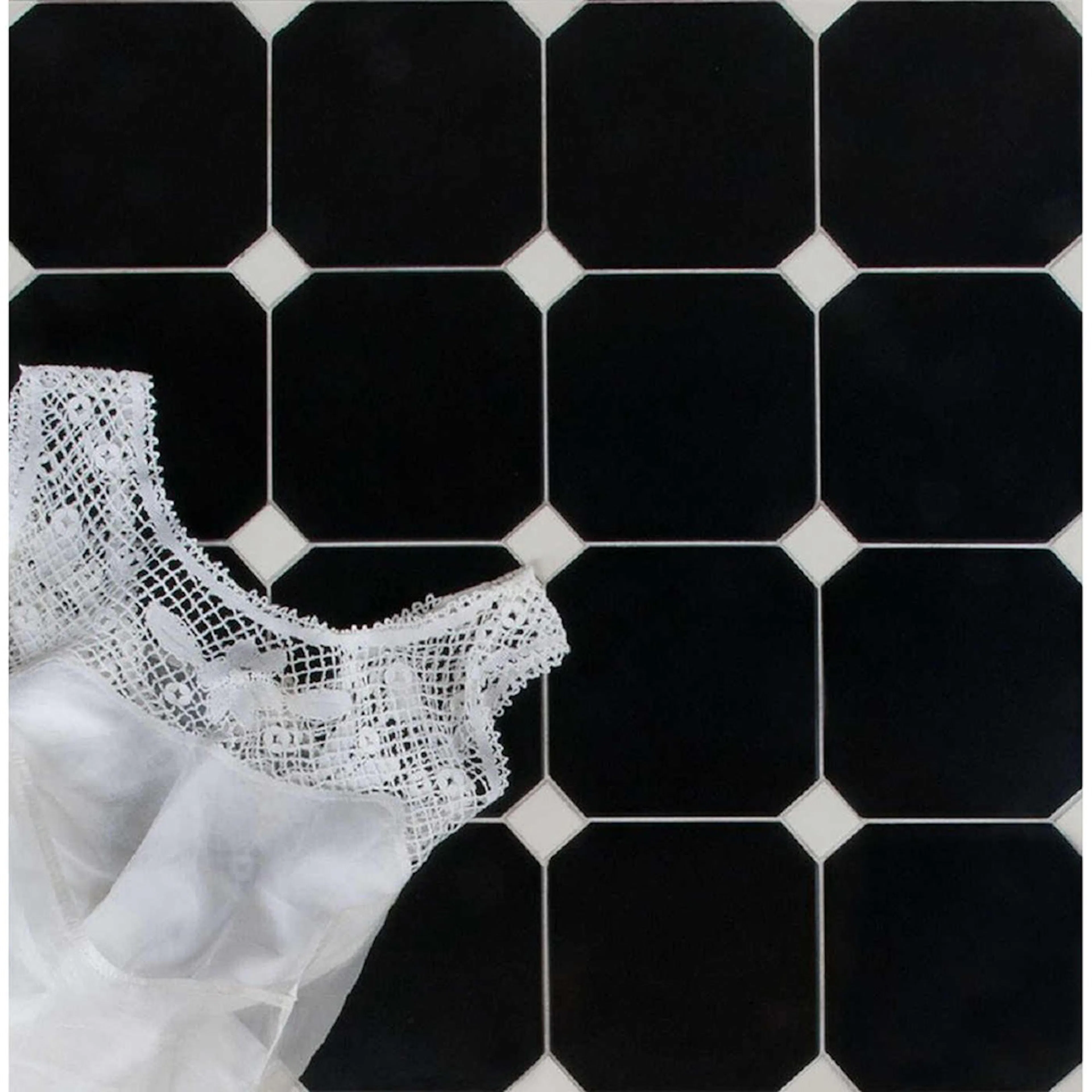 Klinker Tenfors Oktagon Negro 31,6x31,6 cm