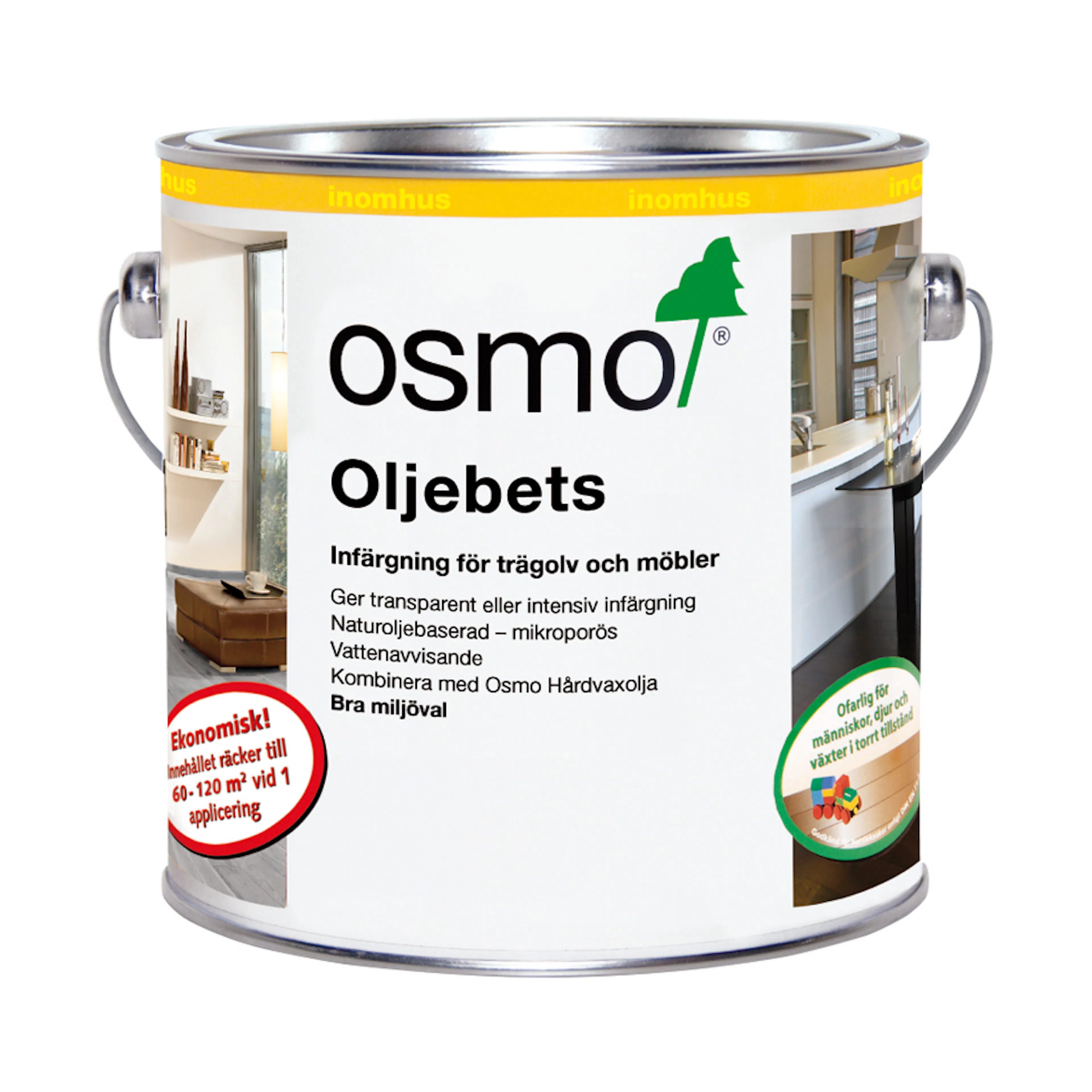 Oljebets Osmo Svart 1,0 liter