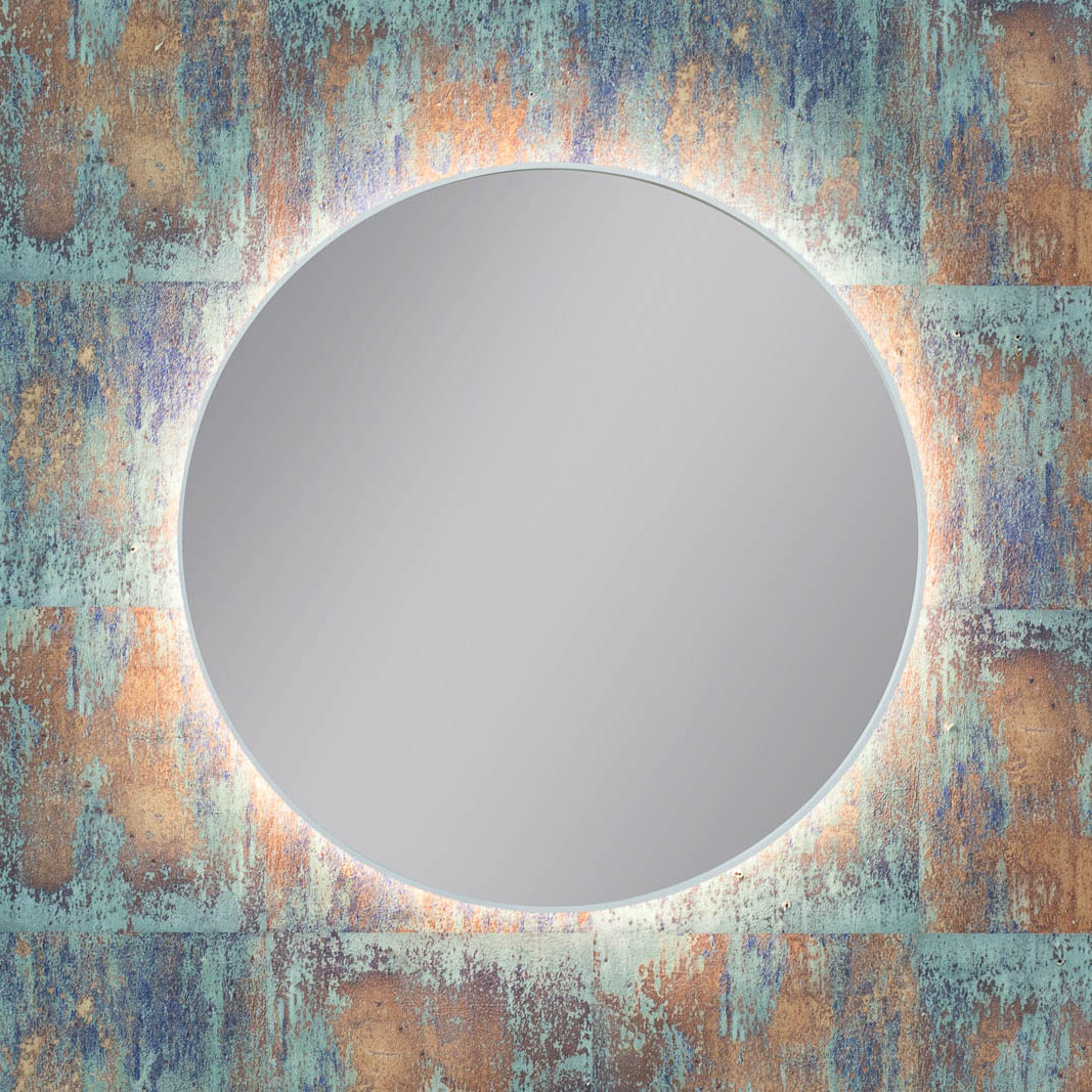 Spegel Vidi Olymp Rund med LED-belysning