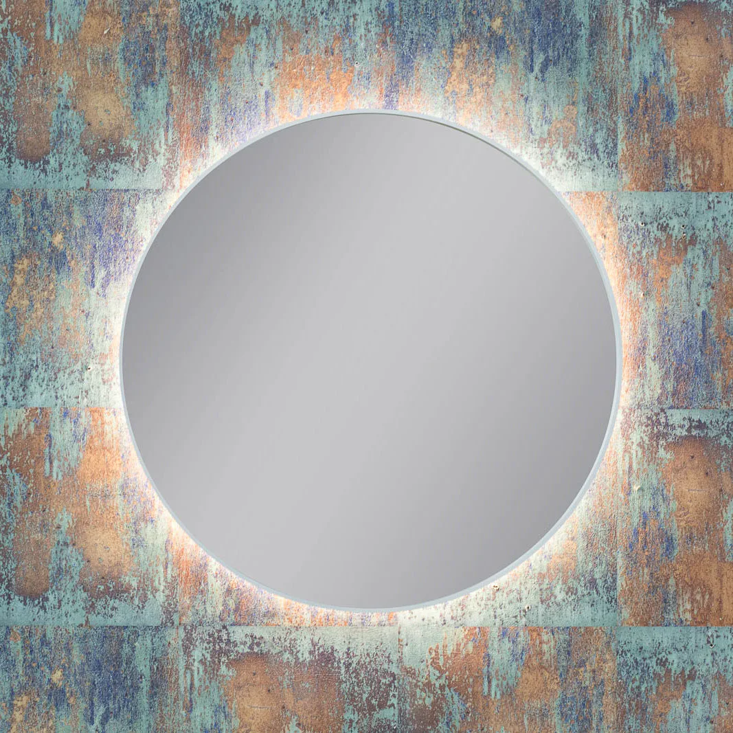 Spegel Vidi Olymp Rund med LED-belysning