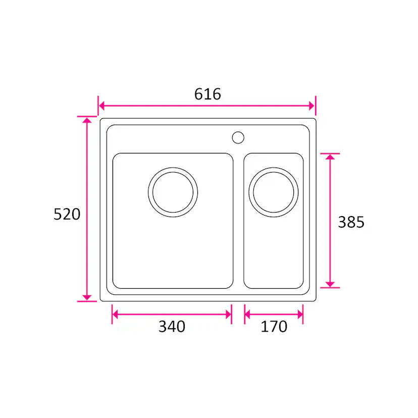 Diskho Stala ONE 1,5 Hoar med Blandarområde