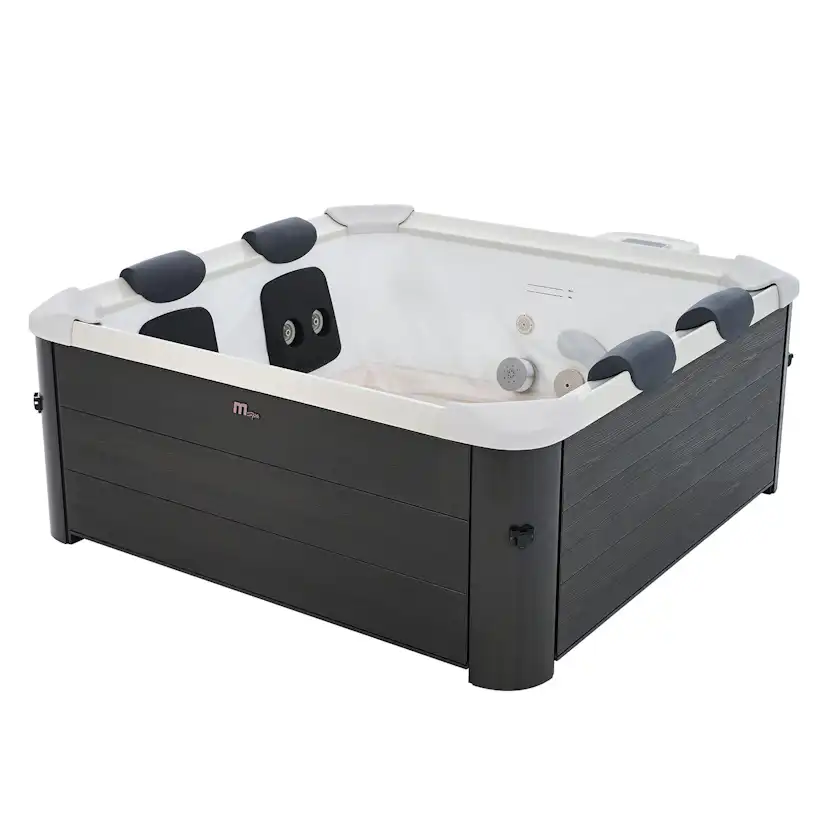 Utespa Mspa Frame Oslo 120 Jets Utomhus Spabad för 4 Personer med LED-Belysning