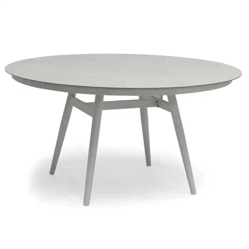 Trädgårdsmatgrupp Hillerstorp Oxhult Ø145 cm med 6 st Lersund Trädgårdsstolar