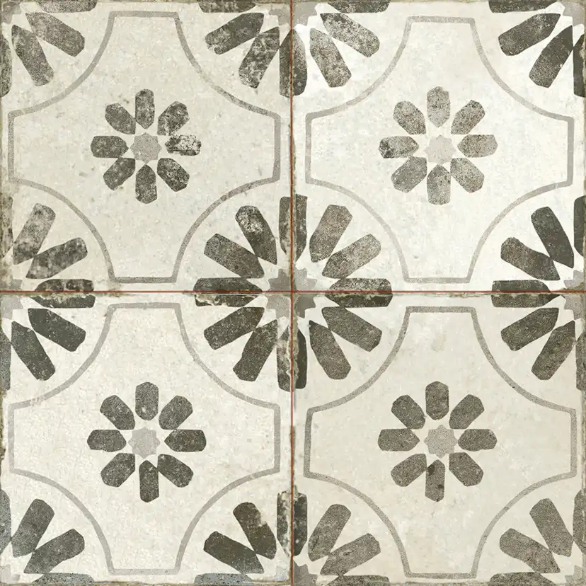 Klinker Tenfors FS Blume Black 45x45 cm