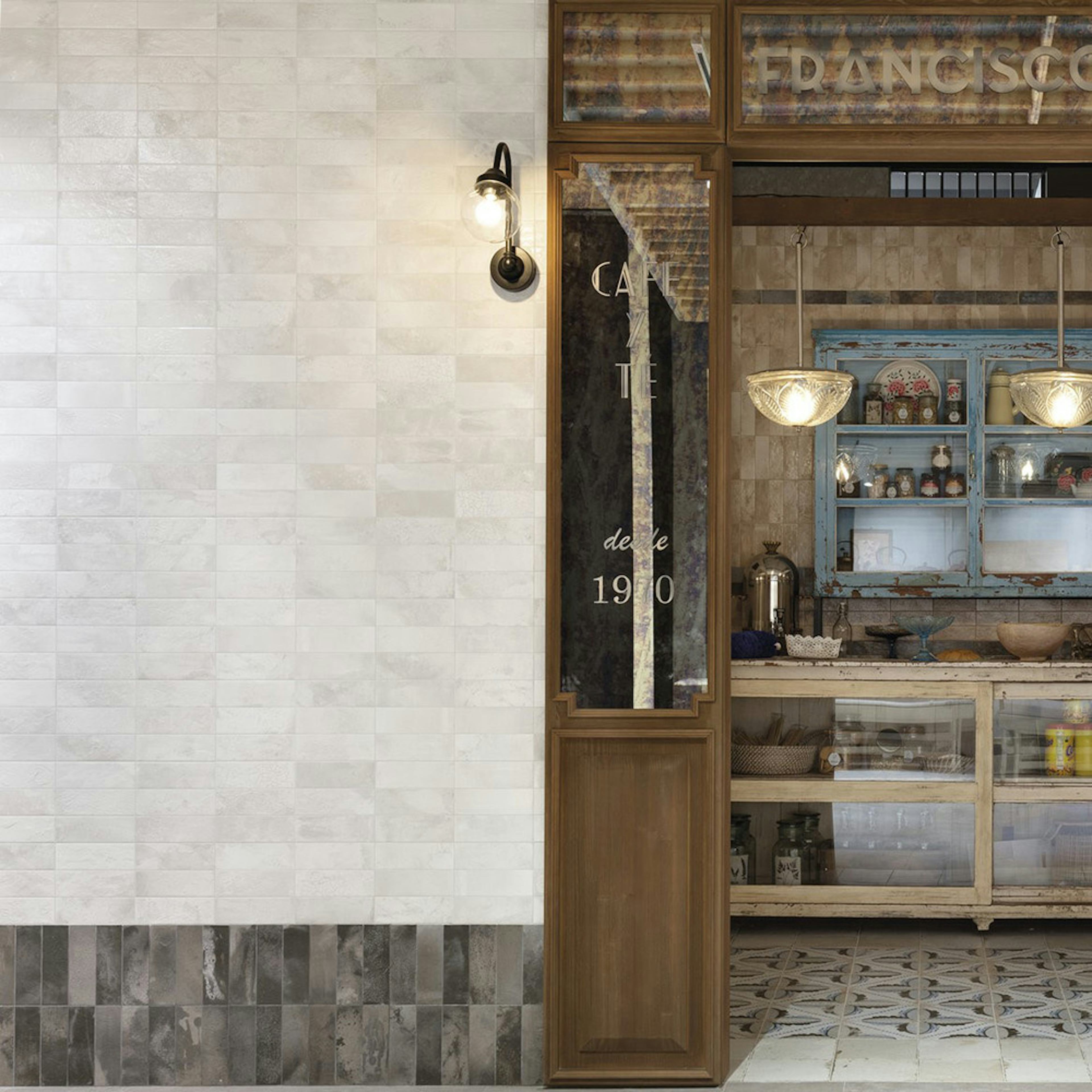 Kakel Tenfors FS Raku White 20x40 cm