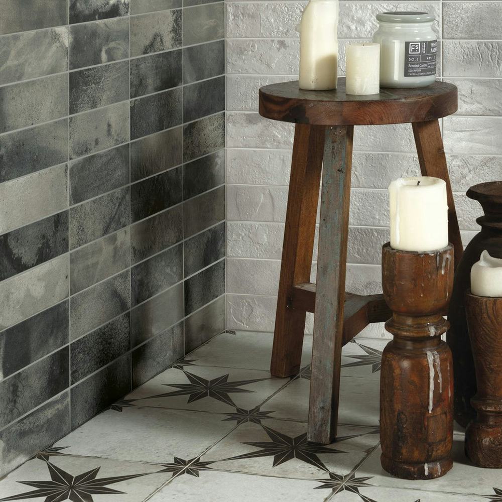 Kakel Tenfors FS Raku Black 20x40 cm