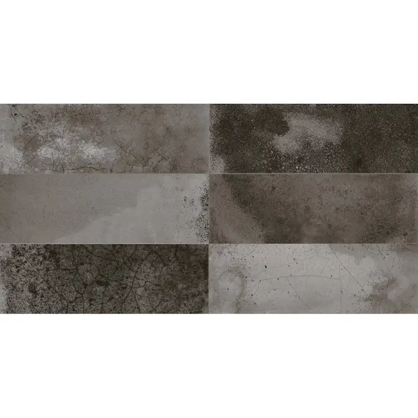 Kakel Tenfors FS Raku Black 20x40 cm