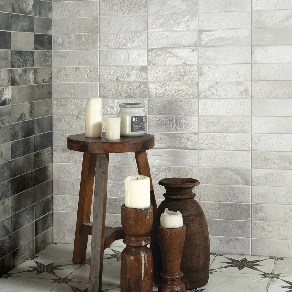 Kakel Tenfors FS Raku Silver 20x40 cm