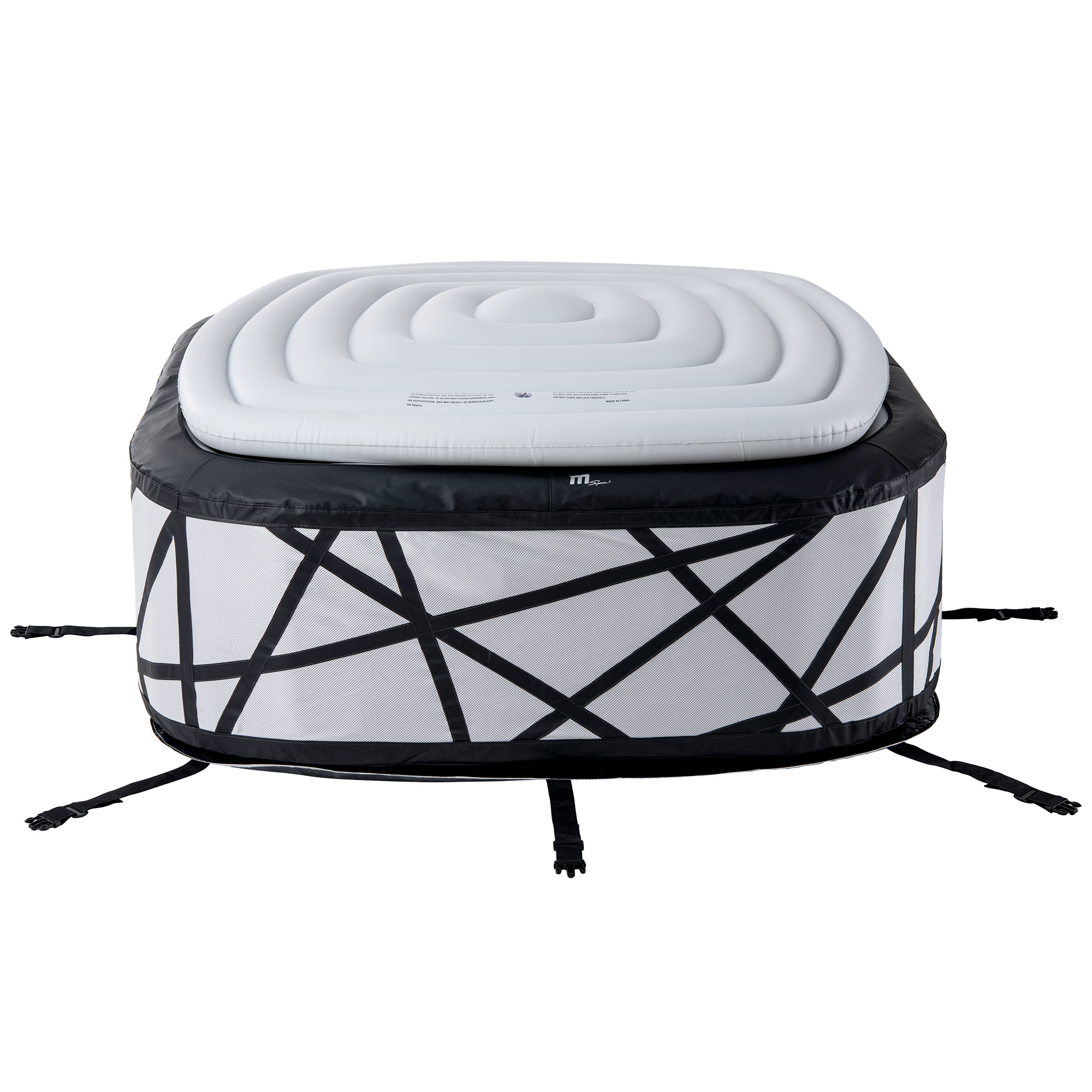 Uppblåsbart Spabad MSPa Soho Premium P-SH063 132 Jets med Lock