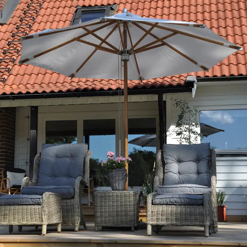 Parasoll Fritab Lyon Natur Ø300 cm