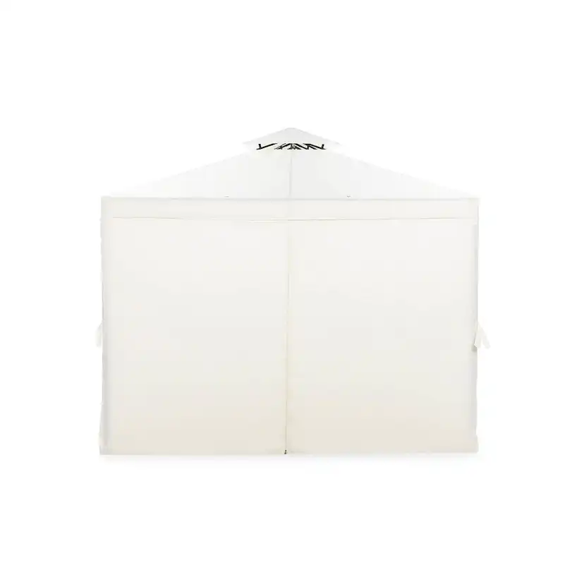 Paviljong Comfort Garden Bermuda, Trädgårdspaviljong 3x3 m, Naturvit, Stål