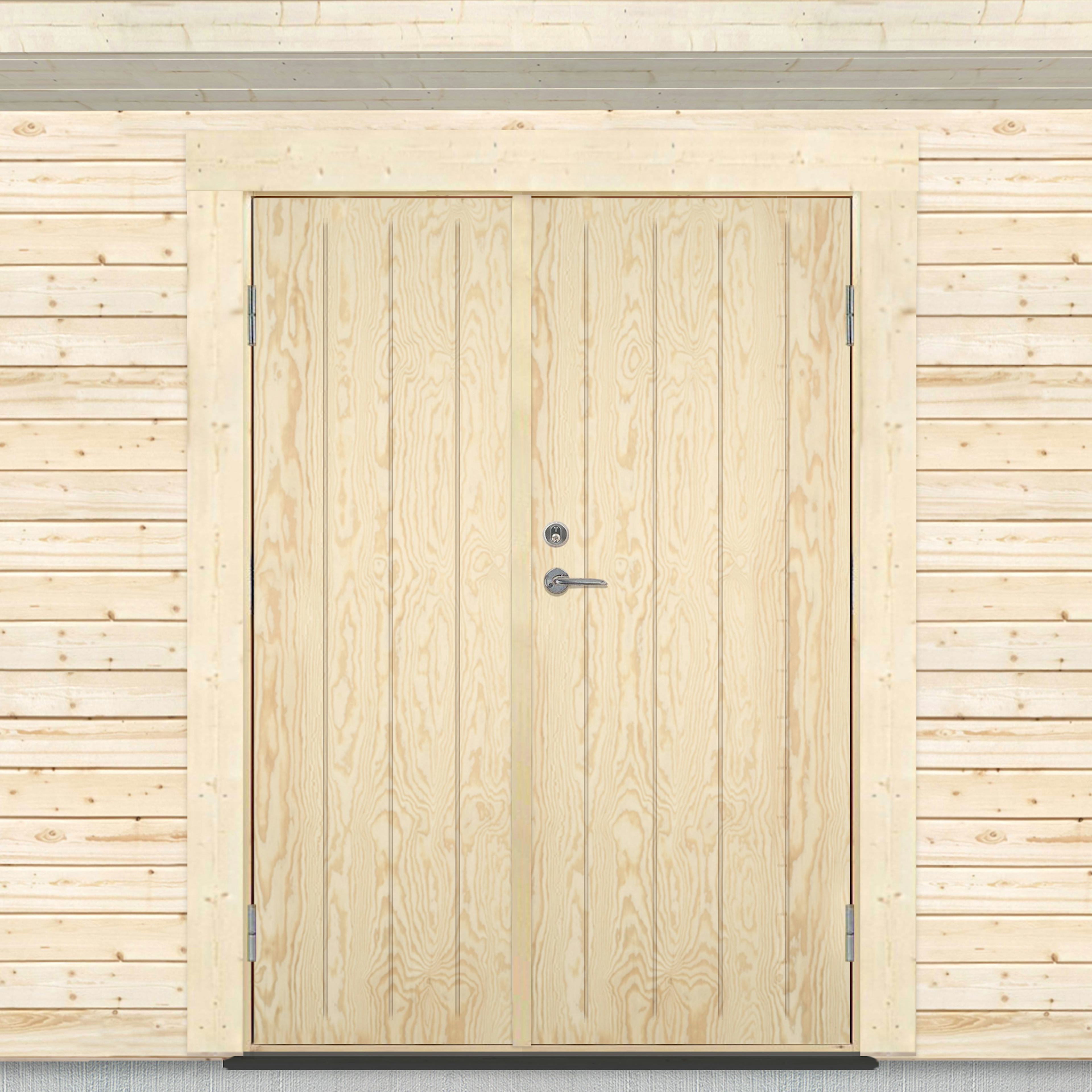 Pardörr Sveadörren Kall Obehandlad