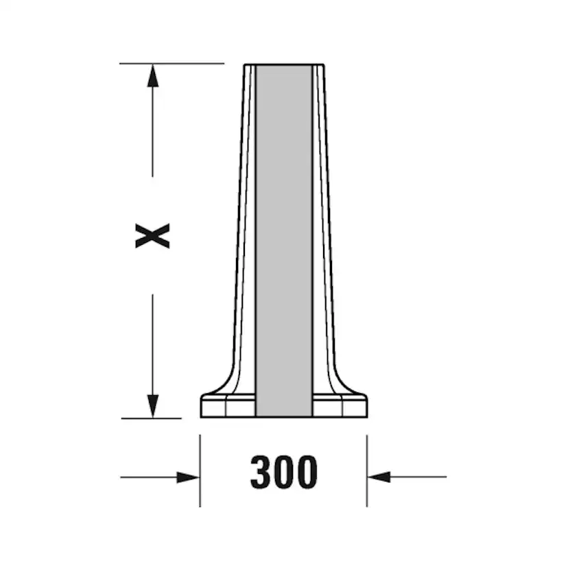Pelare Duravit 1930 till Tvättställ 043870